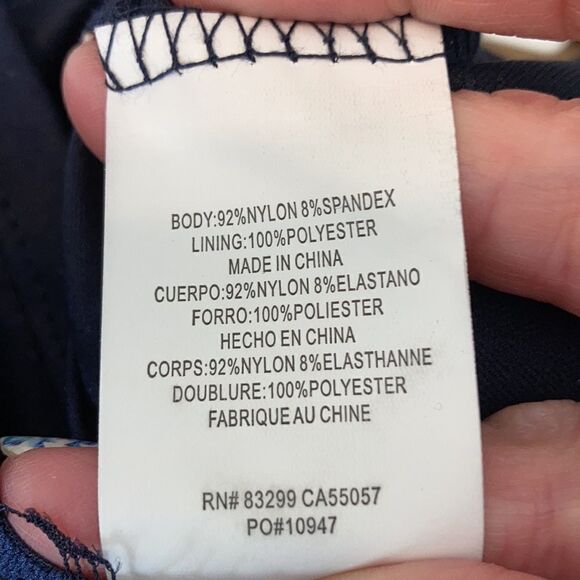 TIANA B. Lace Overlay Sapphire Sheath Dress 10 - Picture 8 of 8